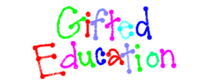 Text Gifted Education in different colors